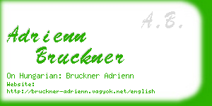 adrienn bruckner business card